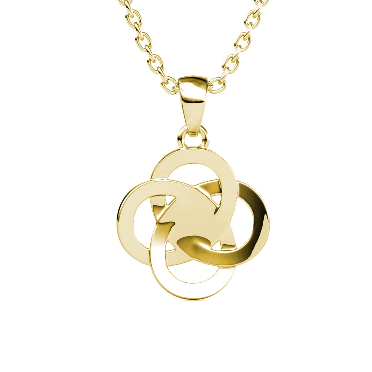 Nyssa 18k White Gold Plated Necklace with Swarovski Crystals