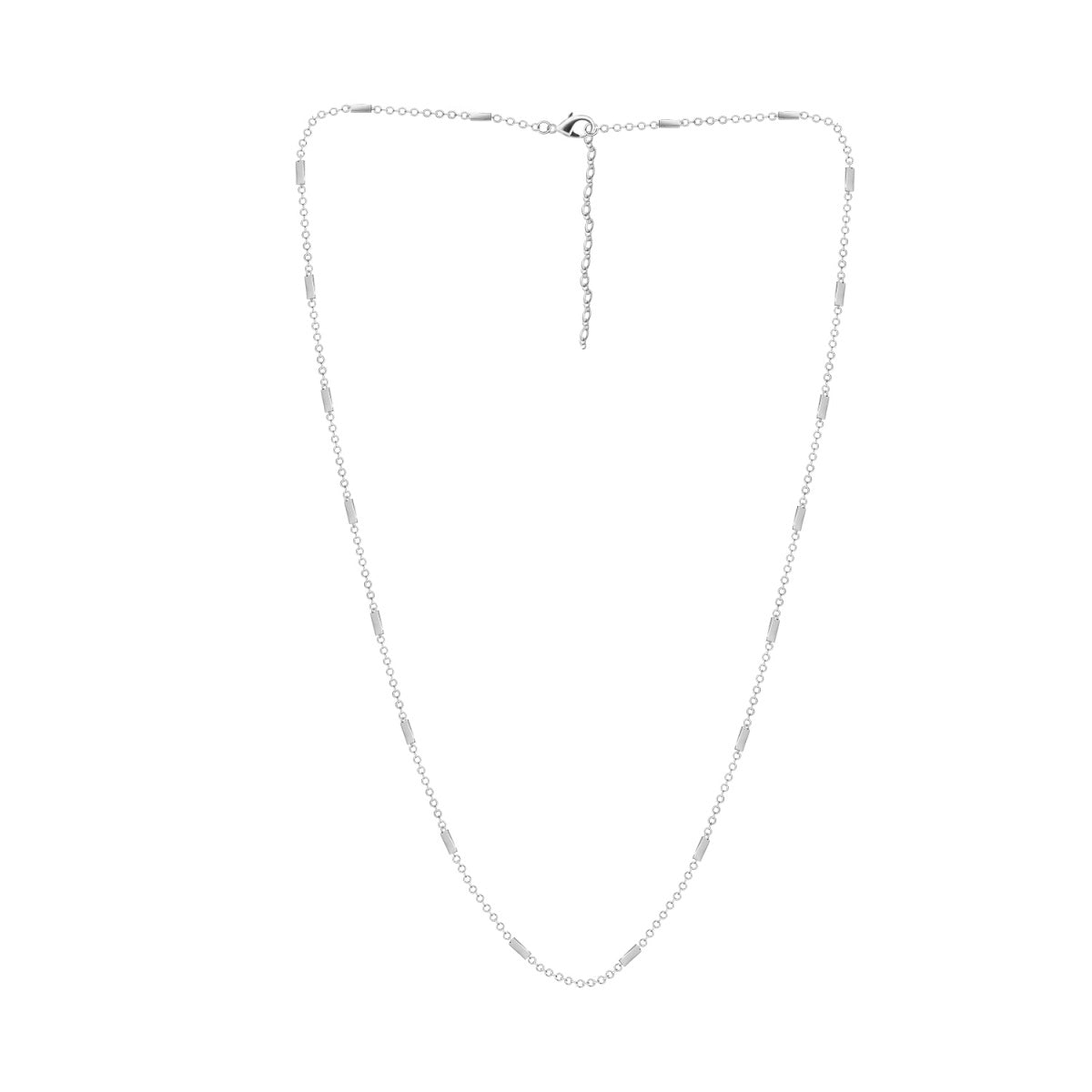 Cassidy 18k White Gold Plated Stacking Necklace Chain