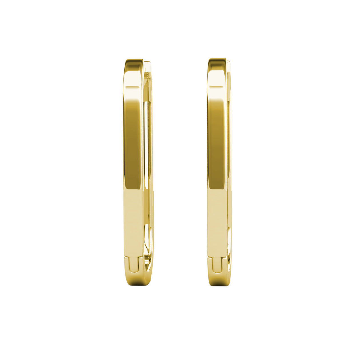 Nadia 18k White Gold Plated 24mm Hoop Earrings with Swarovski Crystals