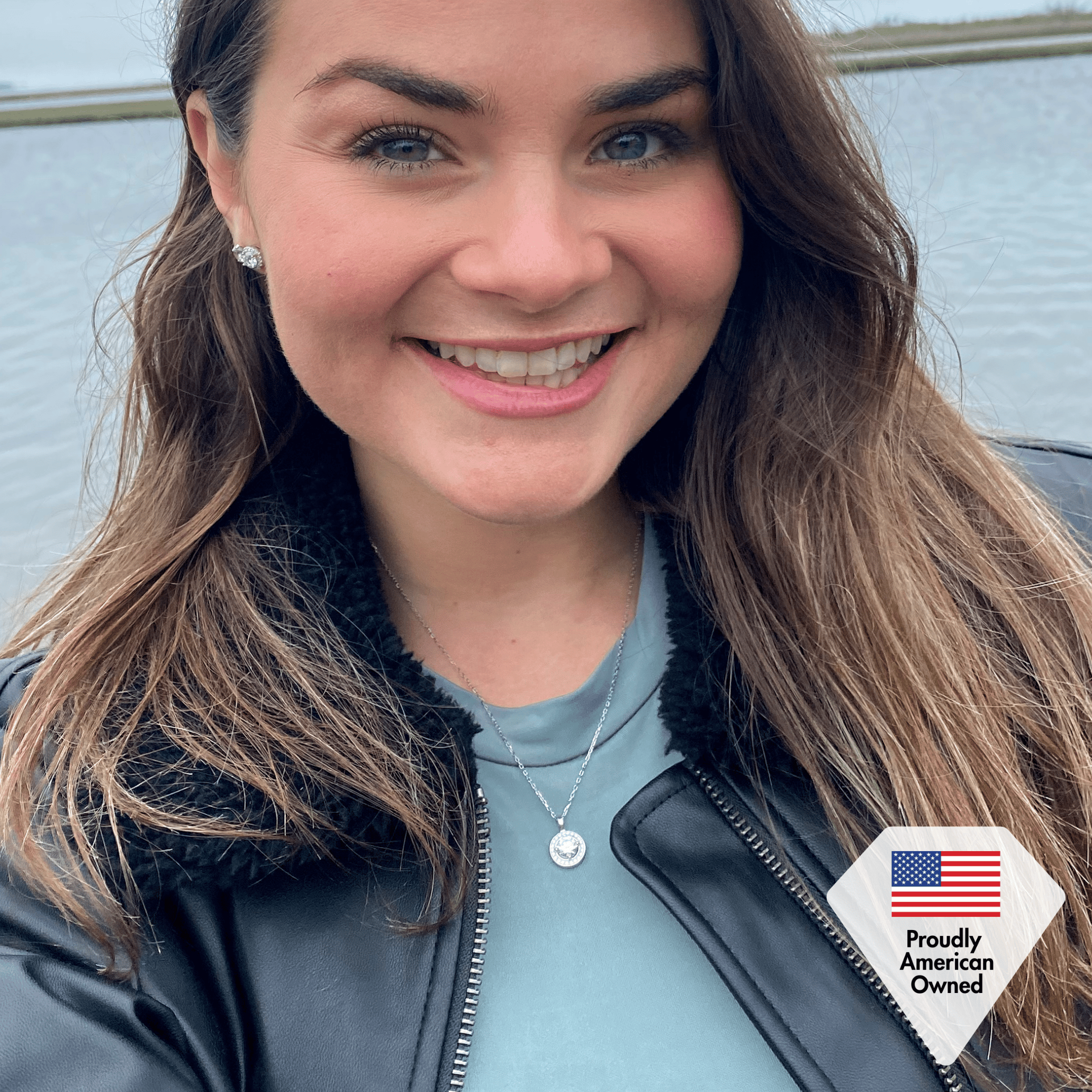 Moissanite by Cate & Chloe Jordan 18k Gold Plated 925 Sterling Silver Necklace 0.95tcw