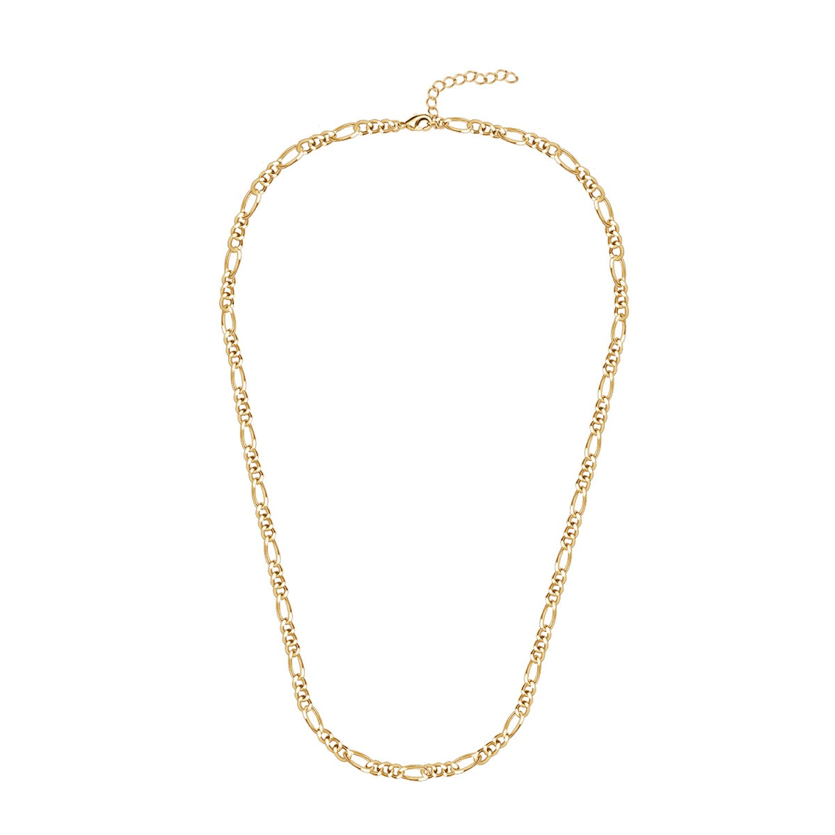 Lainey 18k White Gold Plated Stacking Necklace Chain