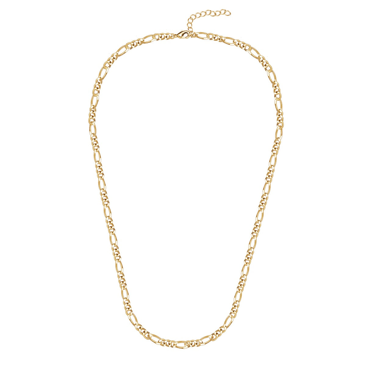 Lainey 18k White Gold Plated Stacking Necklace Chain