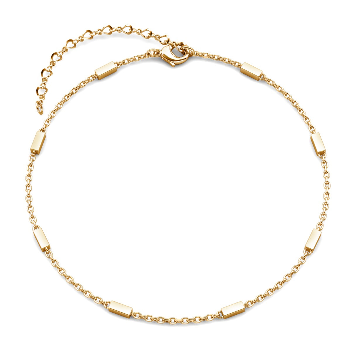 Marlee 18k White Gold Plated Stacking Bracelet Chain