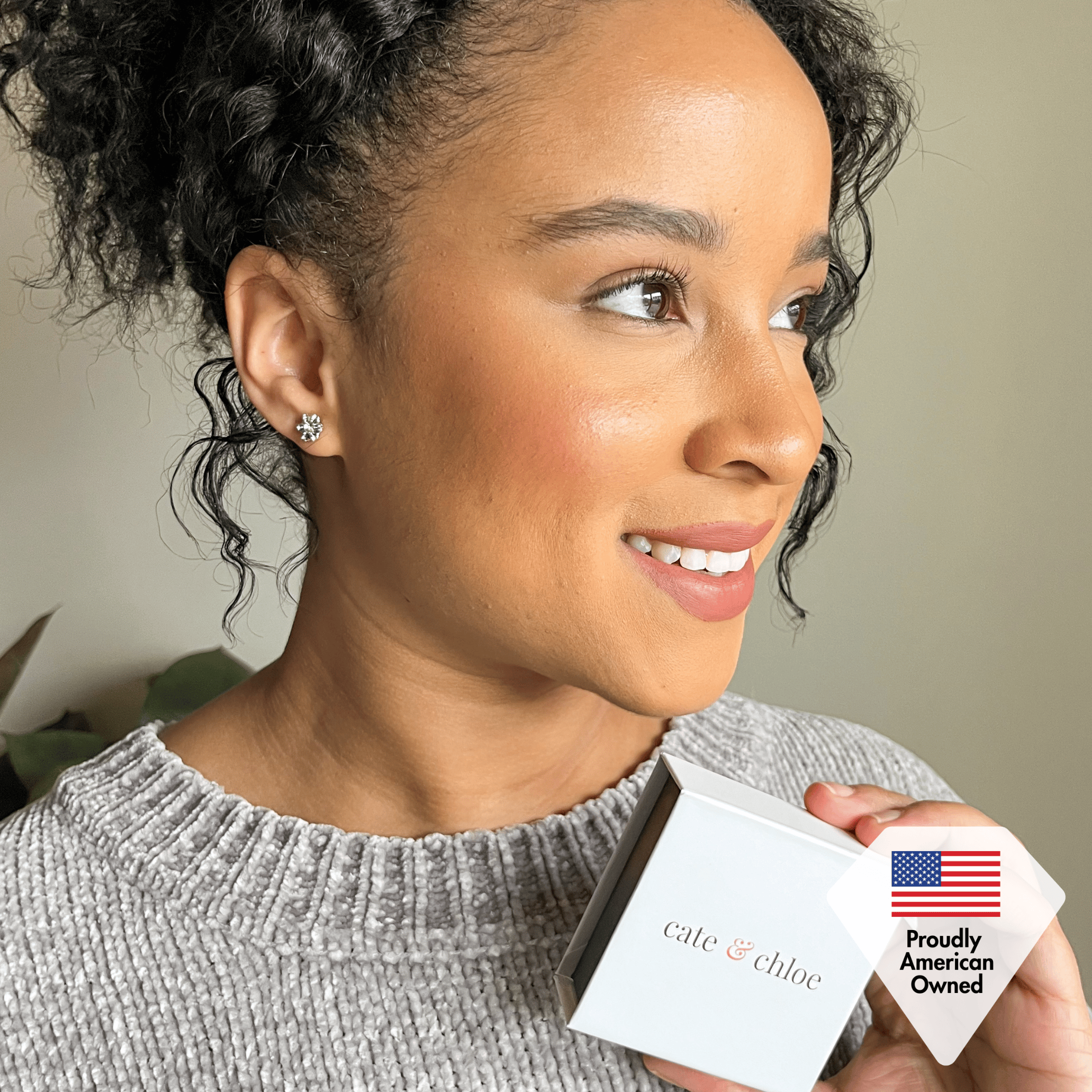 Millie 18k White Gold Plated Necklace with Swarovski Crystals