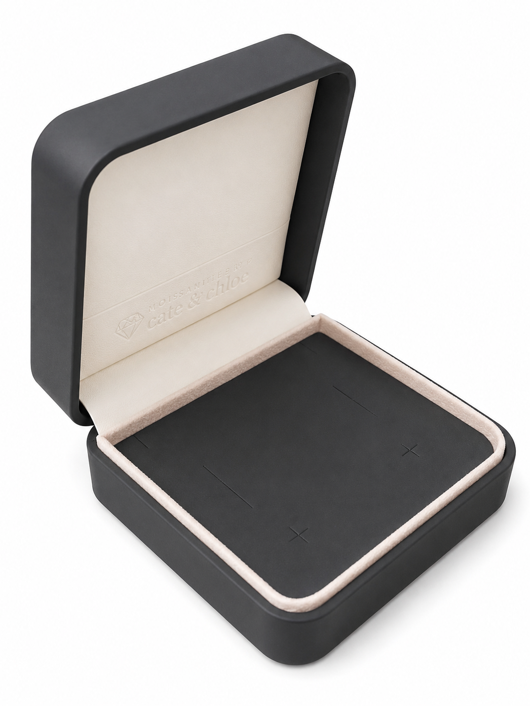 Moissanite Jewelry Box Organizer, Travel Jewelry Case for Rings, Earrings