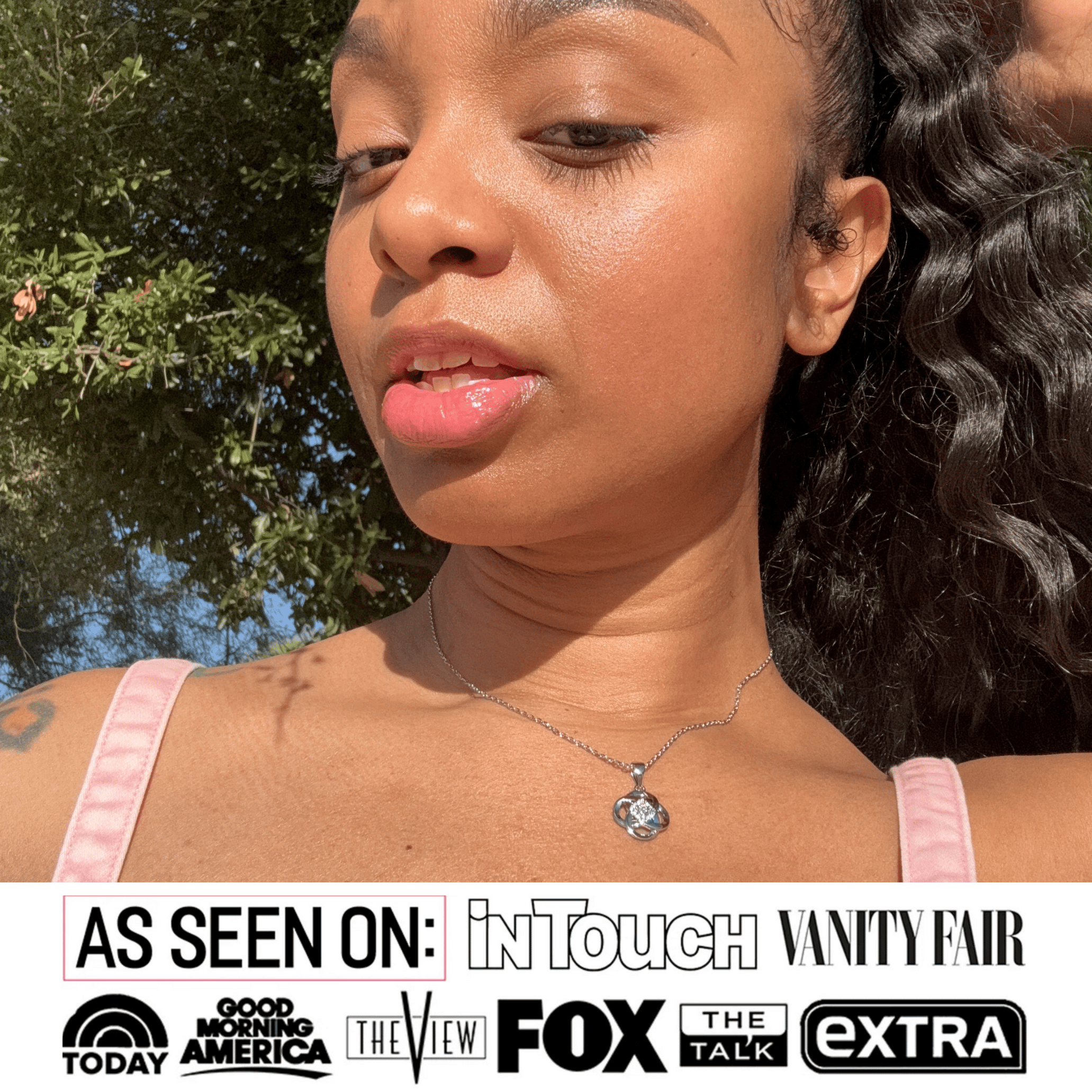 Nyssa 18k White Gold Plated Necklace with Swarovski Crystals