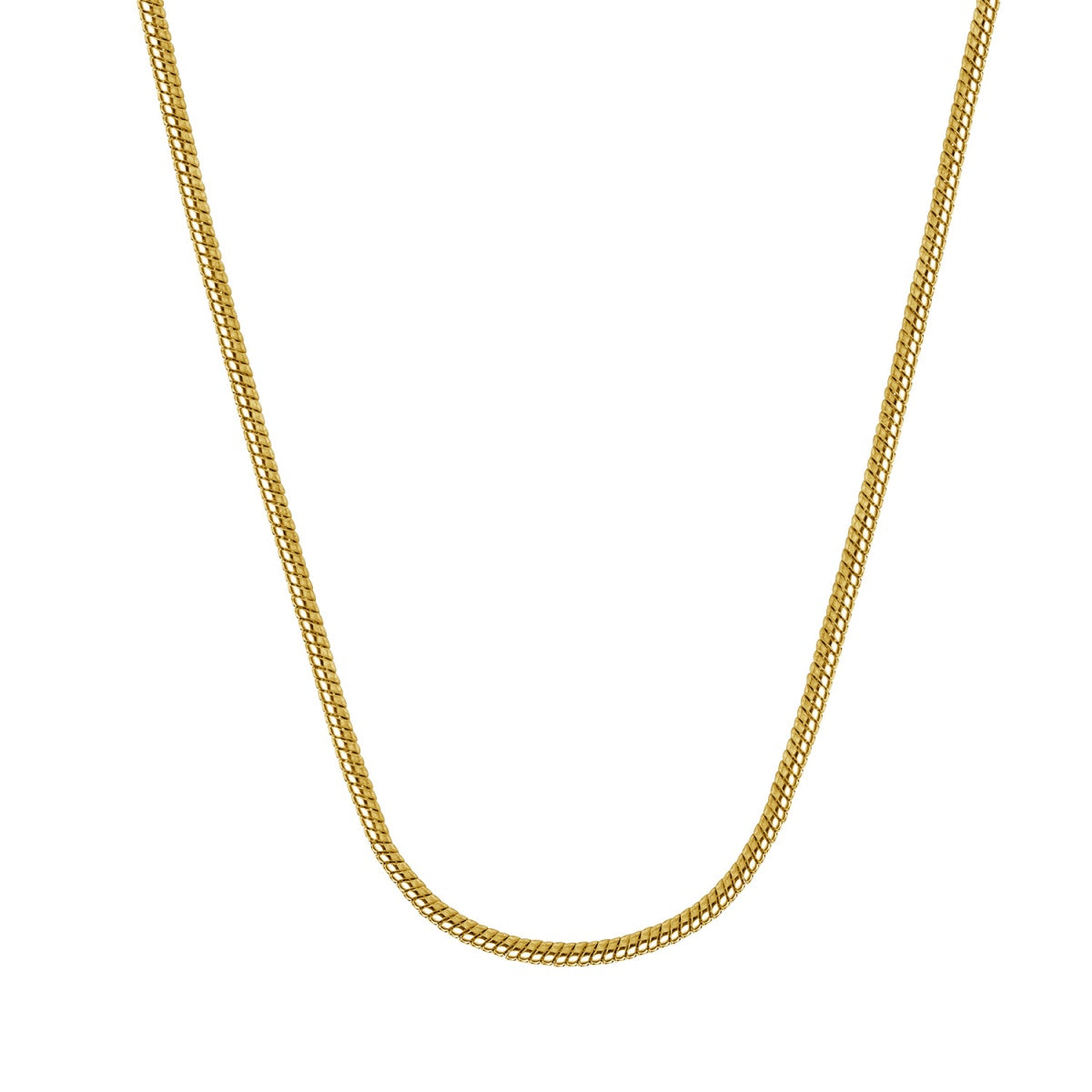 Peyton 18k White Gold Plated Stacking Necklace Chain