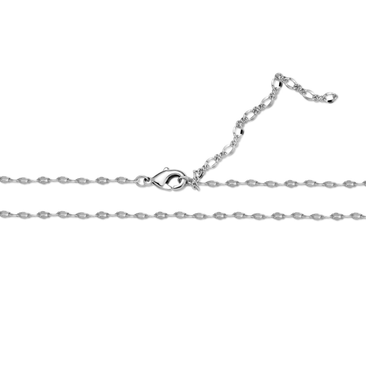 Raegan 18k White Gold Plated Stacking Necklace Chain