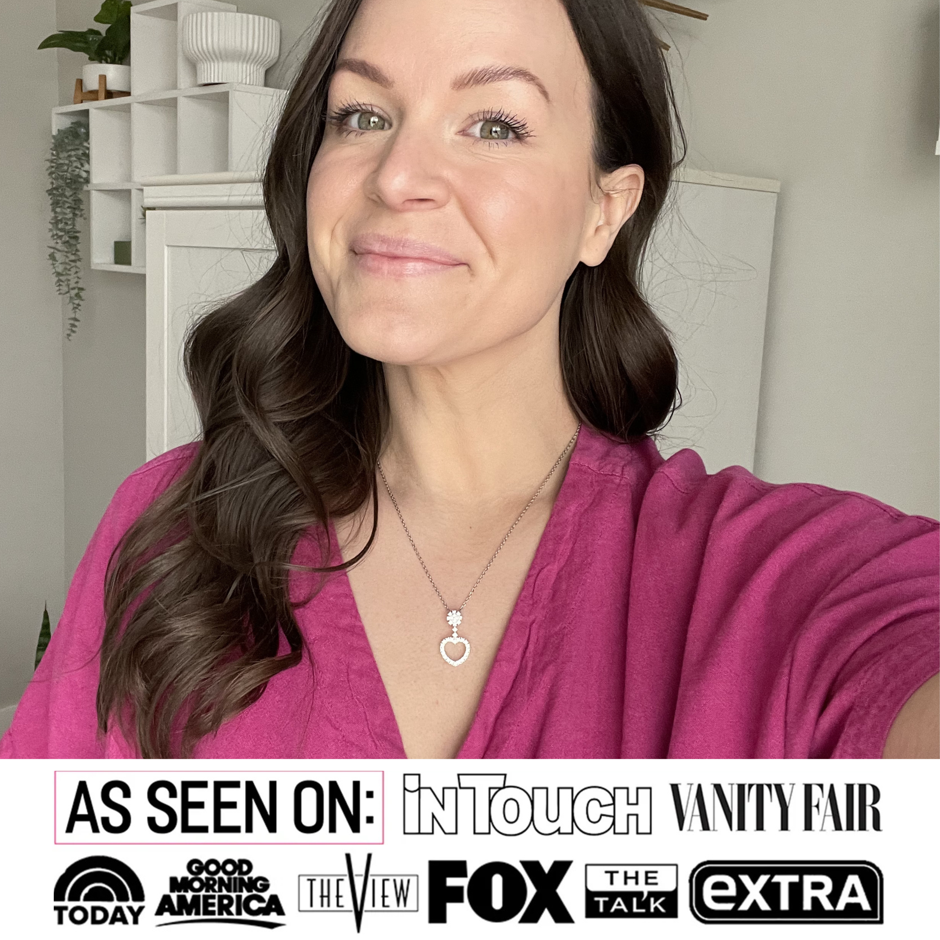 Cate & Chloe heart pendant necklace,