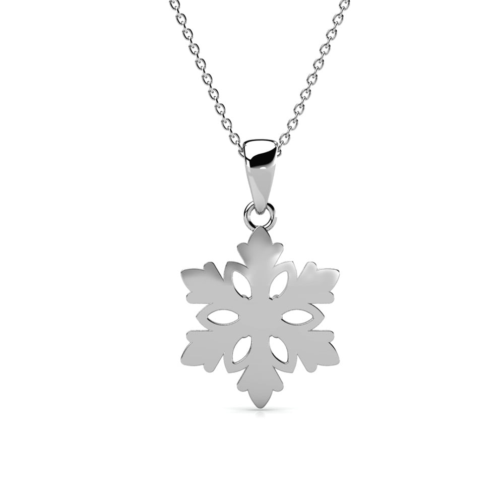 Sunny 18k White Gold Plated Crystal Necklace